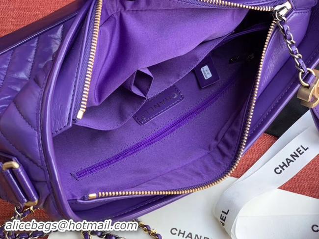 Original Cheap Chanel gabrielle hobo bag A93824 purple