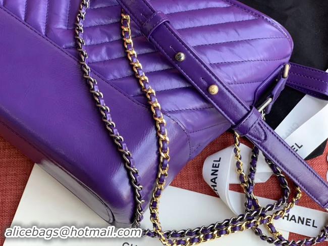 Original Cheap Chanel gabrielle hobo bag A93824 purple