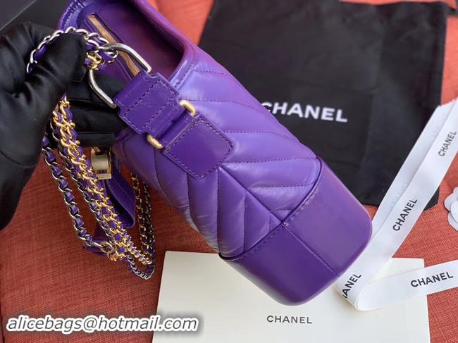 Original Cheap Chanel gabrielle hobo bag A93824 purple