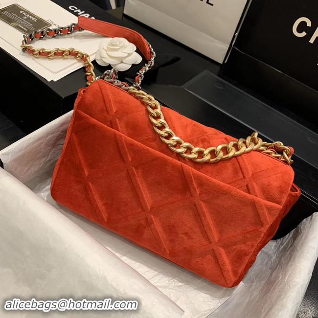 Grade Cheapest CHANEL 19 Flap Bag AS1160 orange