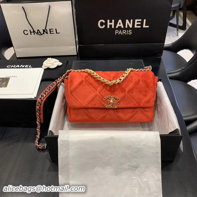 Grade Cheapest CHANEL 19 Flap Bag AS1160 orange