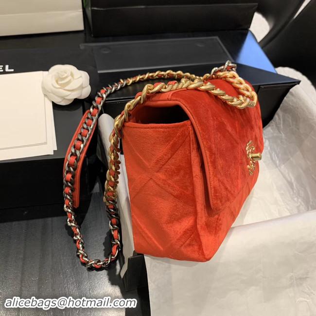 Grade Cheapest CHANEL 19 Flap Bag AS1160 orange