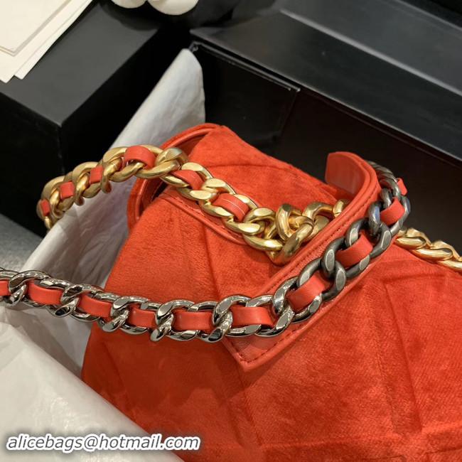 Grade Cheapest CHANEL 19 Flap Bag AS1160 orange