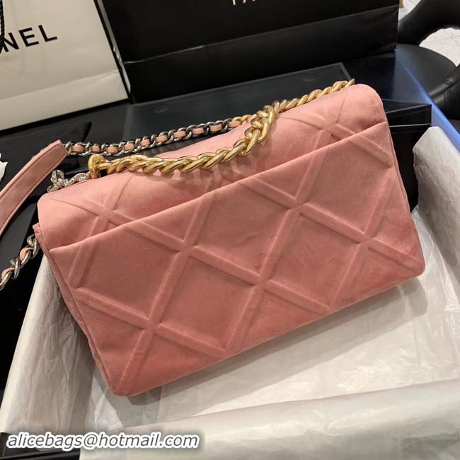 Famous Brand CHANEL 19 Flap Bag AS1160 pink