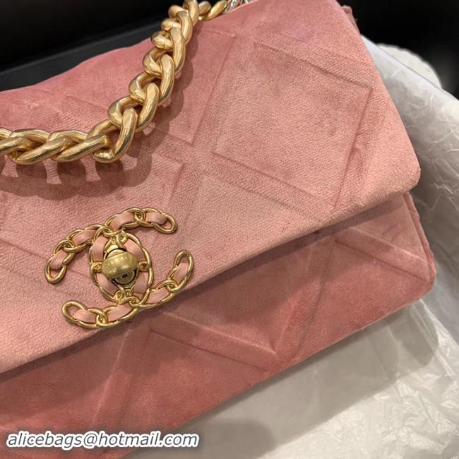 Famous Brand CHANEL 19 Flap Bag AS1160 pink