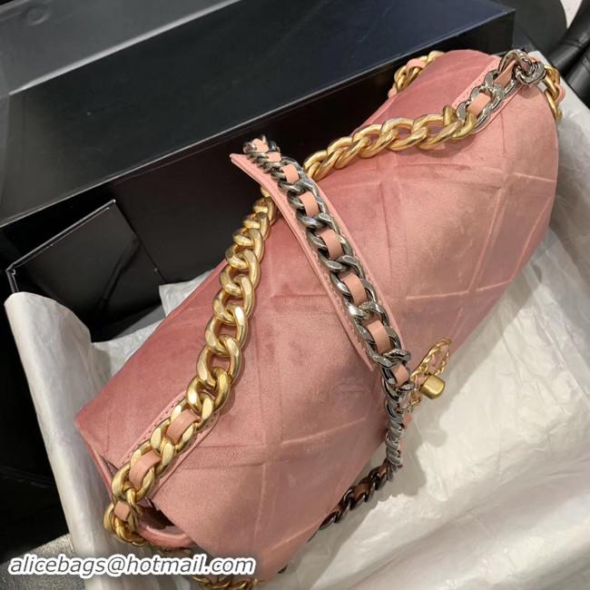 Famous Brand CHANEL 19 Flap Bag AS1160 pink