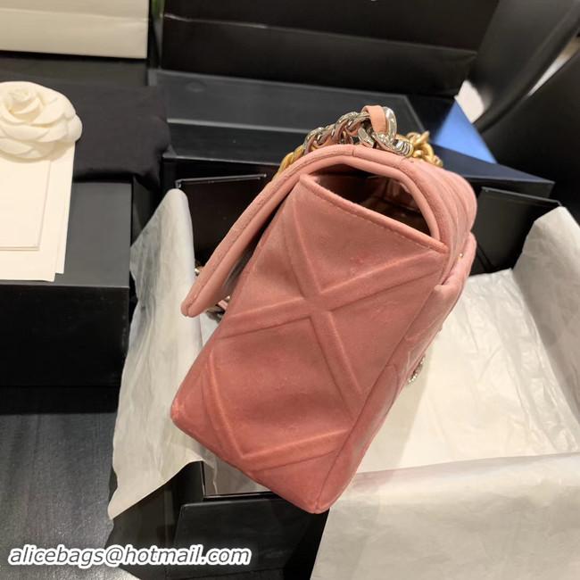 Famous Brand CHANEL 19 Flap Bag AS1160 pink