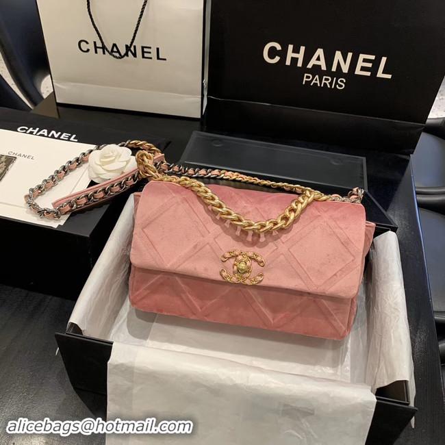 Famous Brand CHANEL 19 Flap Bag AS1160 pink