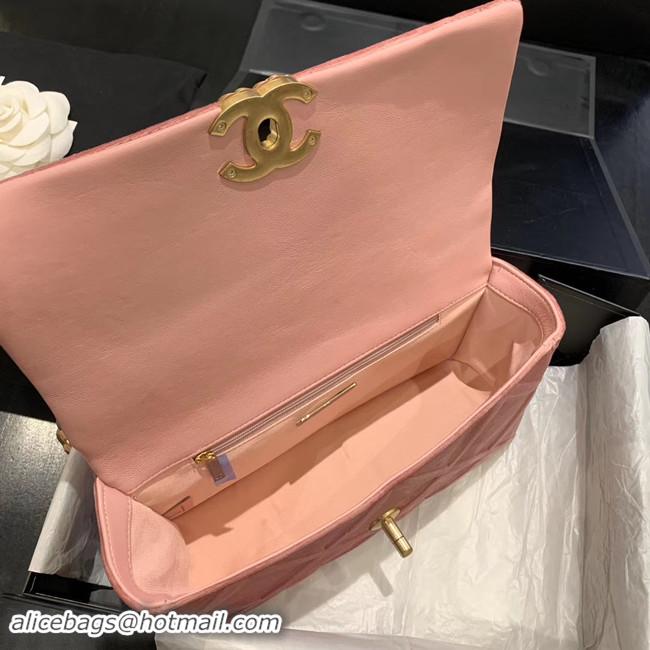 Famous Brand CHANEL 19 Flap Bag AS1160 pink