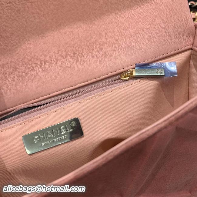 Famous Brand CHANEL 19 Flap Bag AS1160 pink