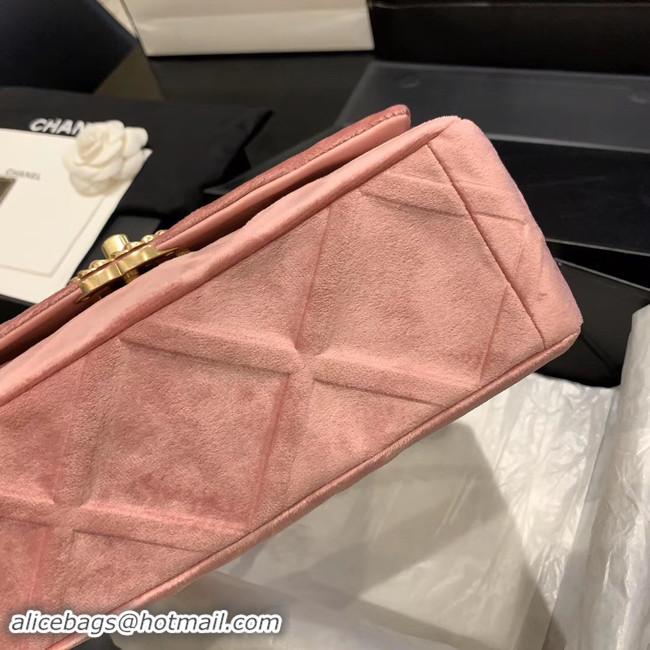 Famous Brand CHANEL 19 Flap Bag AS1160 pink