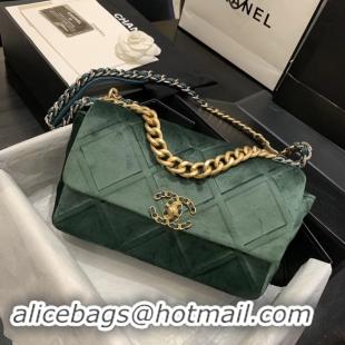 Purchase Discount CHANEL 19 Flap Bag AS1160 green