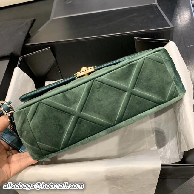 Purchase Discount CHANEL 19 Flap Bag AS1160 green