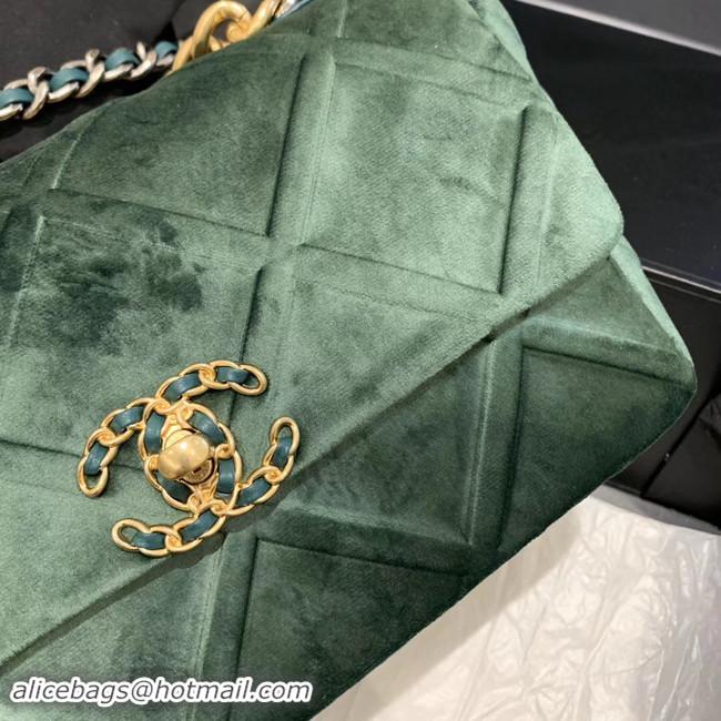 Purchase Discount CHANEL 19 Flap Bag AS1160 green