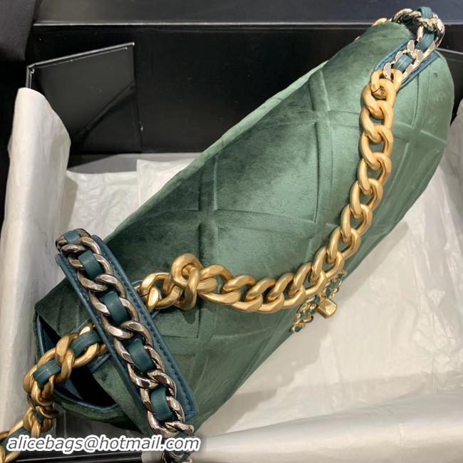 Purchase Discount CHANEL 19 Flap Bag AS1160 green