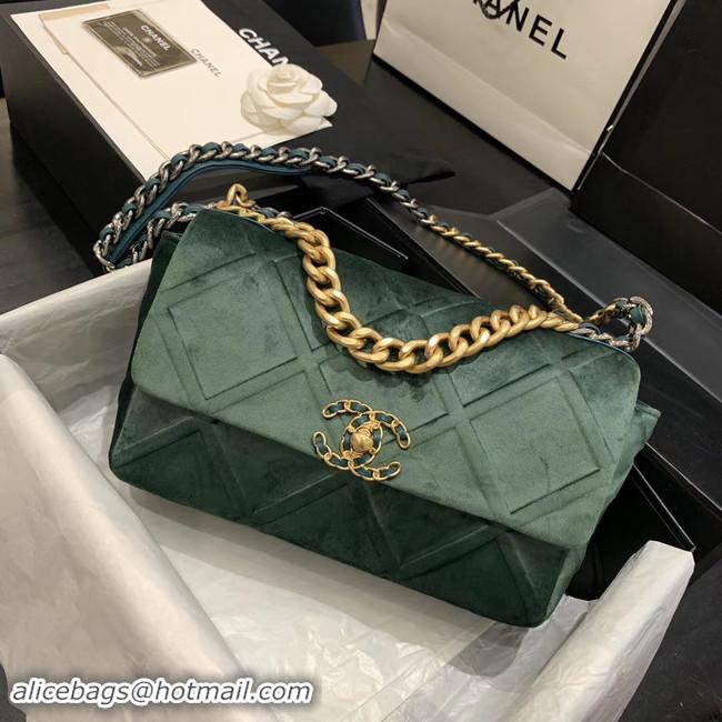 Purchase Discount CHANEL 19 Flap Bag AS1160 green