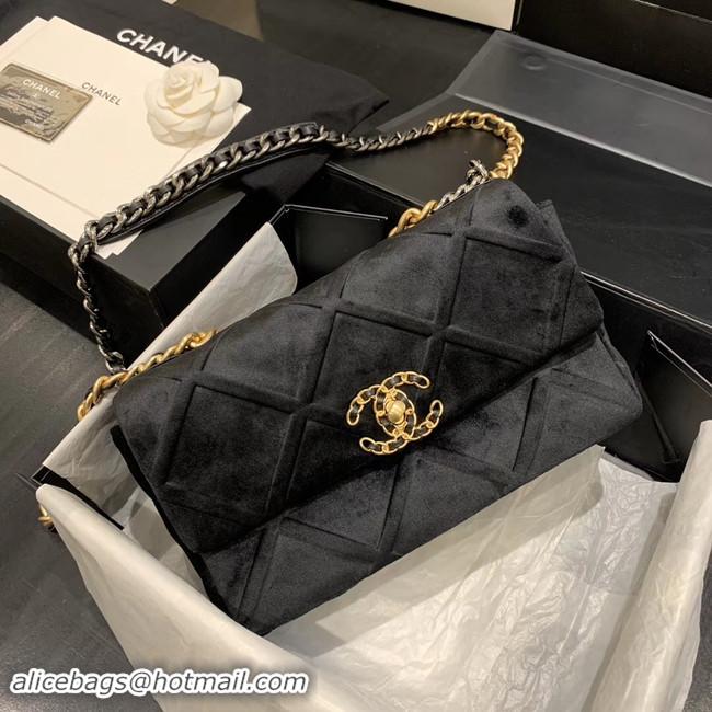 Imitation Charming CHANEL 19 Flap Bag AS1160 black