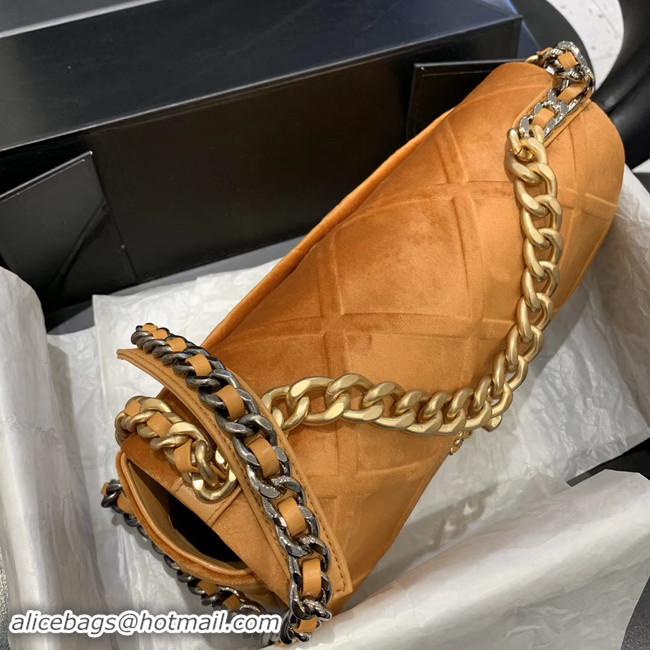 Unique Discount CHANEL 19 Flap Bag AS1160 Camel