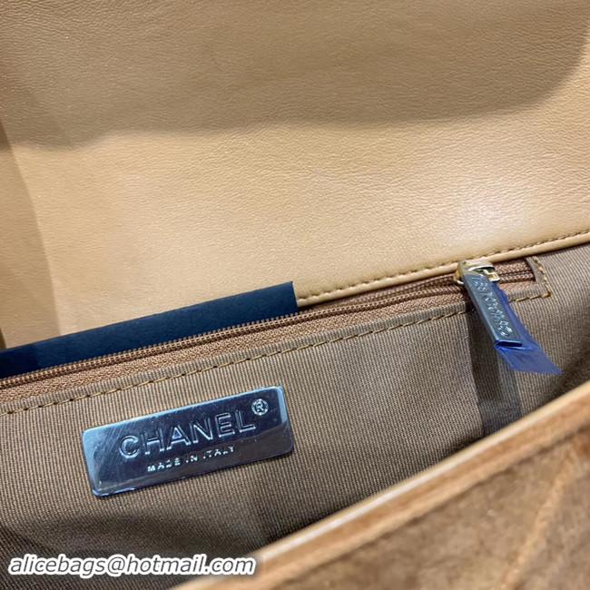 Unique Discount CHANEL 19 Flap Bag AS1160 Camel