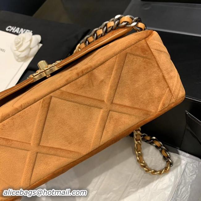 Unique Discount CHANEL 19 Flap Bag AS1160 Camel