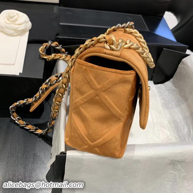 Unique Discount CHANEL 19 Flap Bag AS1160 Camel