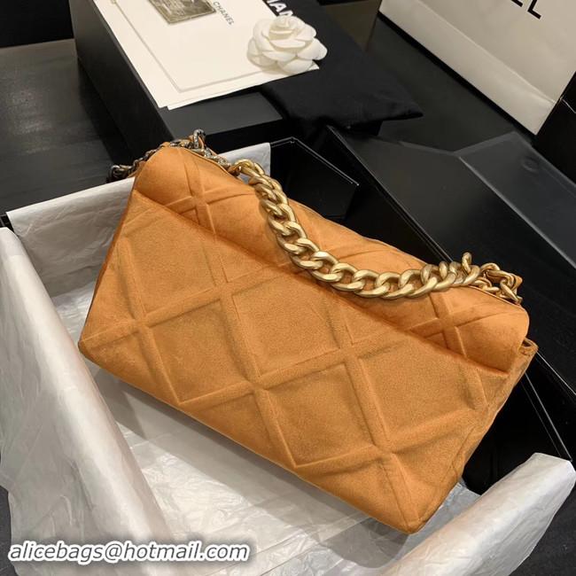 Unique Discount CHANEL 19 Flap Bag AS1160 Camel