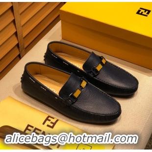 Classic Grade Fendi Leather Shoes For Men #689393