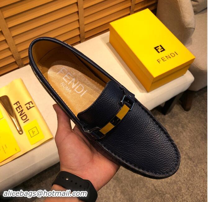 Classic Grade Fendi Leather Shoes For Men #689393