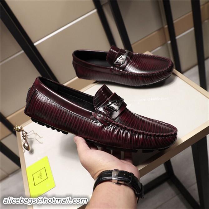 Grade Design Fendi Leather Shoes For Men #689397