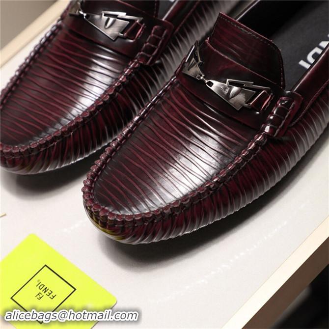 Grade Design Fendi Leather Shoes For Men #689397