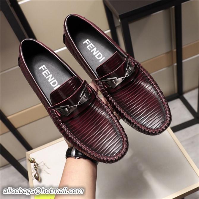 Grade Design Fendi Leather Shoes For Men #689397