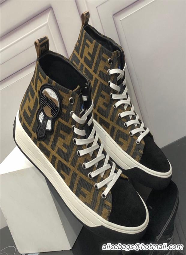 Stylish Fendi High Tops Casual Shoes For Men #703976