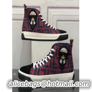 Shop Cheap Fendi High Tops Casual Shoes For Men #703977