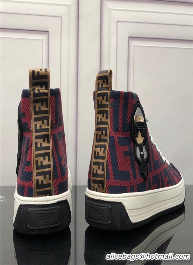 Shop Cheap Fendi High Tops Casual Shoes For Men #703977