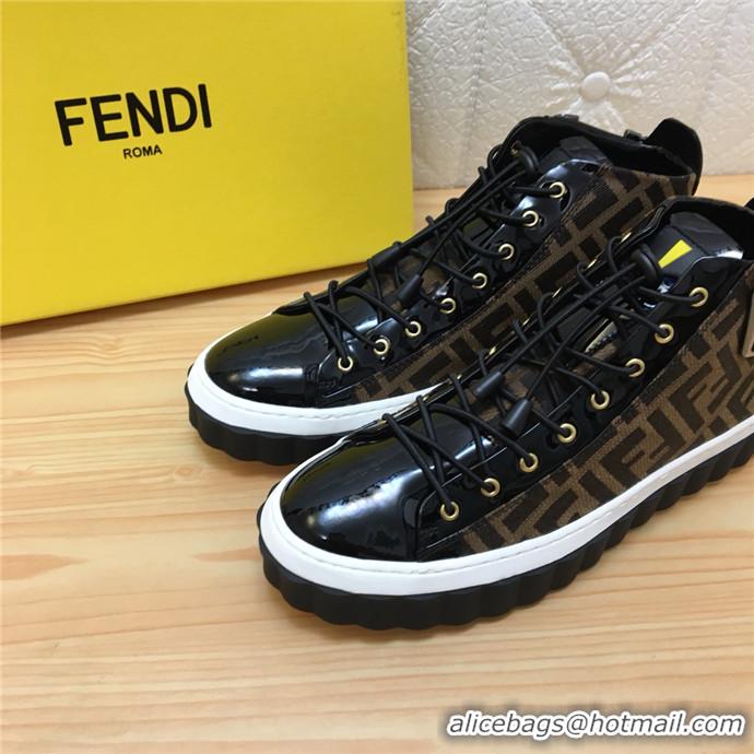 Grade Design Fendi High Tops Casual Shoes For Men #717847