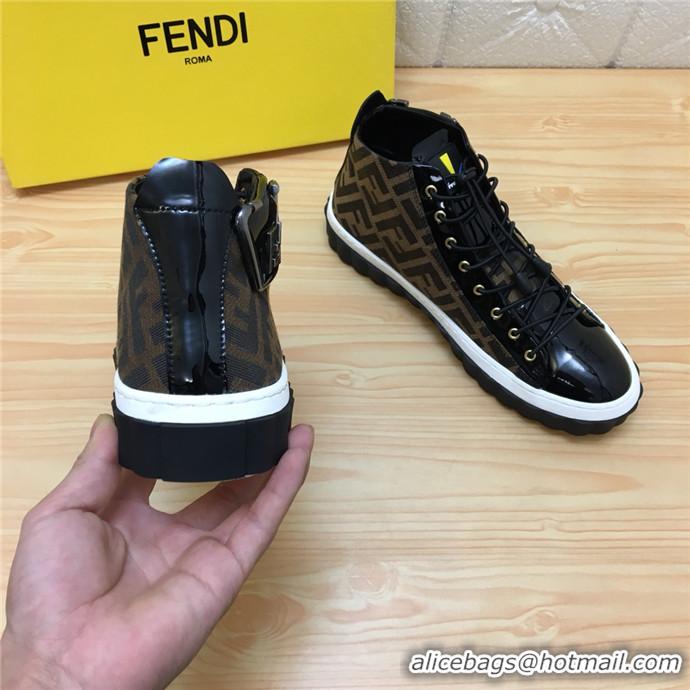 Grade Design Fendi High Tops Casual Shoes For Men #717847