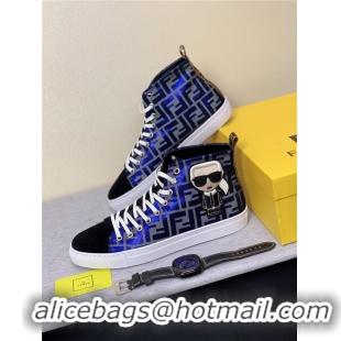 Classic Practical Fendi High Tops Casual Shoes For Men #720889