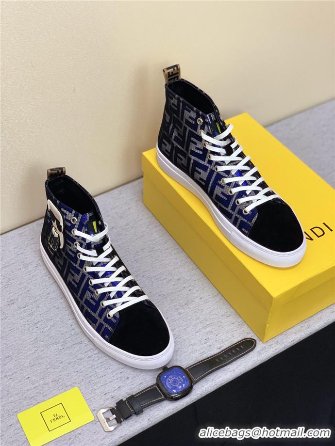 Classic Practical Fendi High Tops Casual Shoes For Men #720889