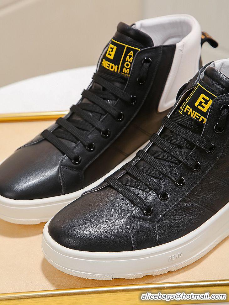 Low Cost Fendi High Tops Casual Shoes For Men #726457