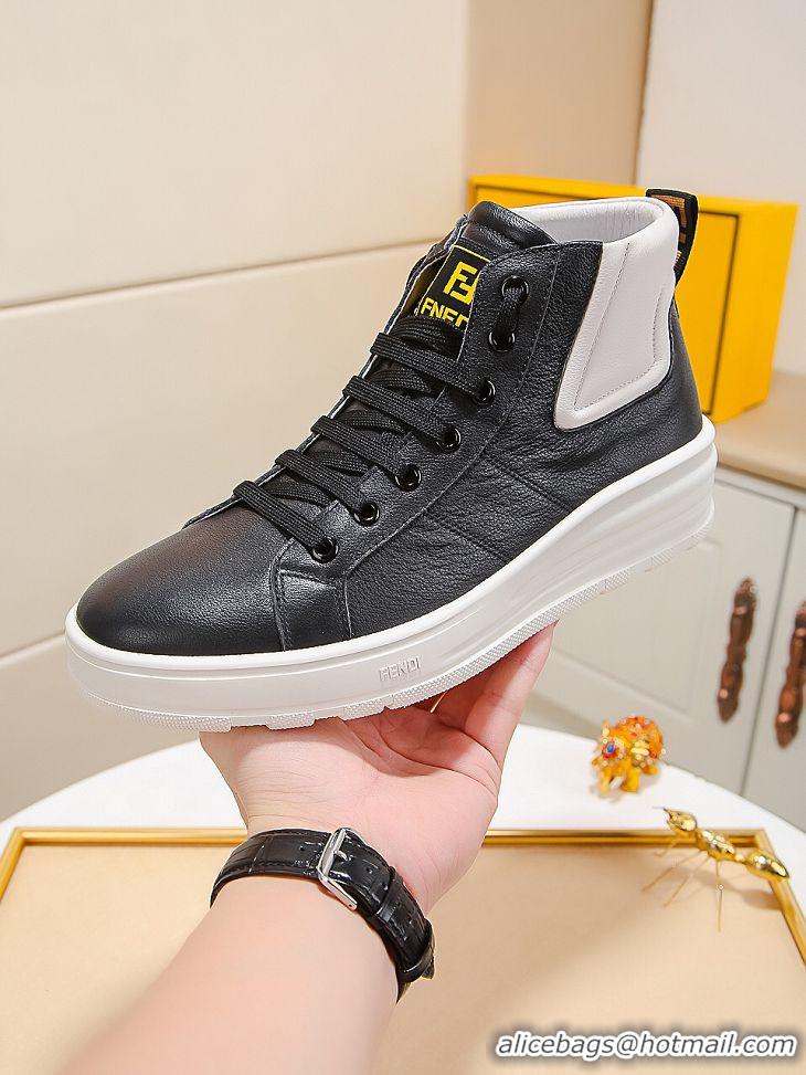 Low Cost Fendi High Tops Casual Shoes For Men #726457