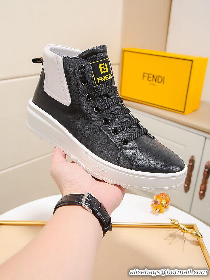 Low Cost Fendi High Tops Casual Shoes For Men #726457