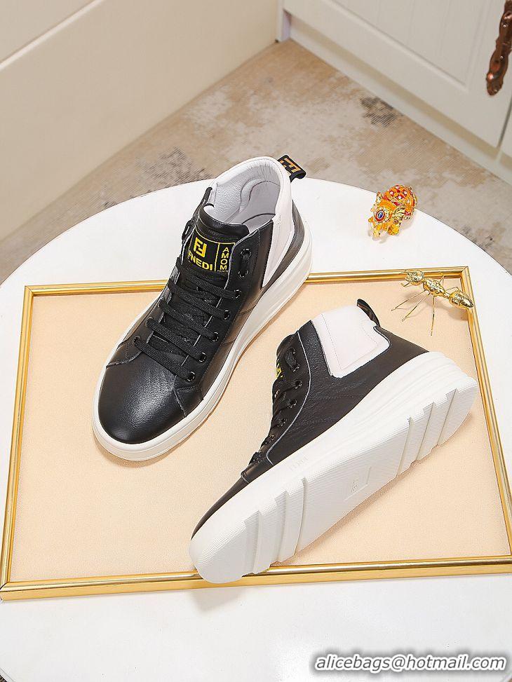 Low Cost Fendi High Tops Casual Shoes For Men #726457