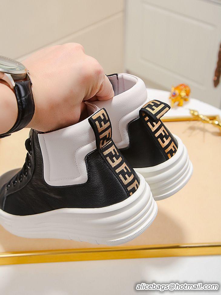 Low Cost Fendi High Tops Casual Shoes For Men #726457