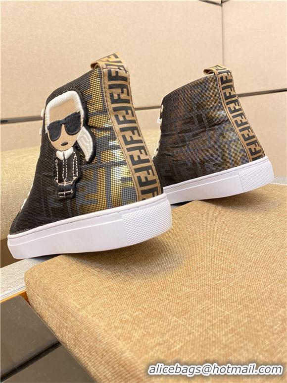 Top Quality Fendi High Tops Casual Shoes For Men #728635