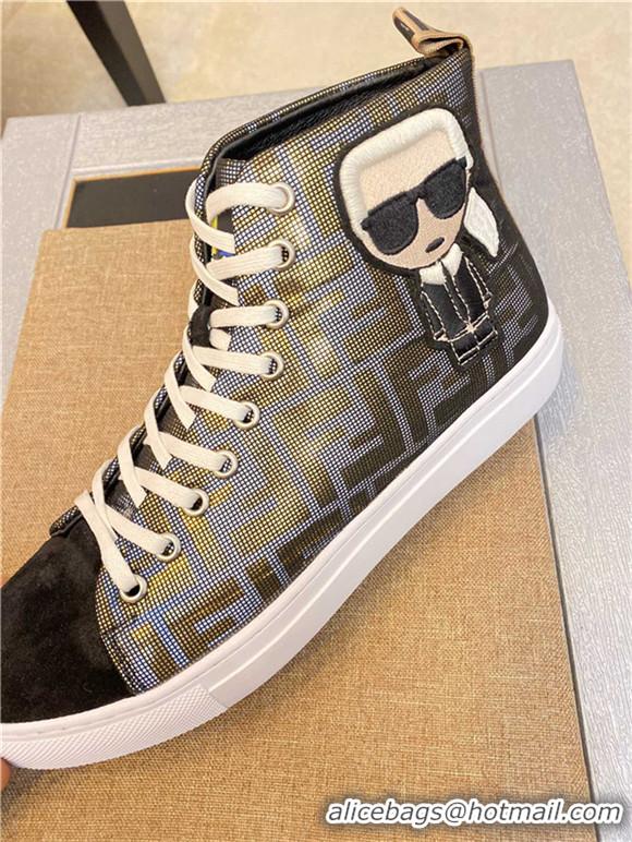 Top Quality Fendi High Tops Casual Shoes For Men #728635