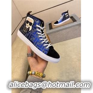 Discount Fendi High Tops Casual Shoes For Men #728636