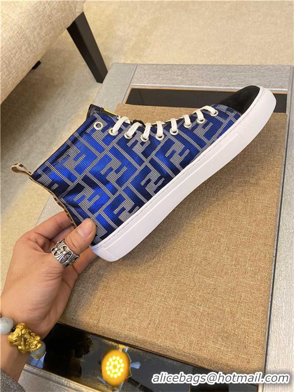 Discount Fendi High Tops Casual Shoes For Men #728636