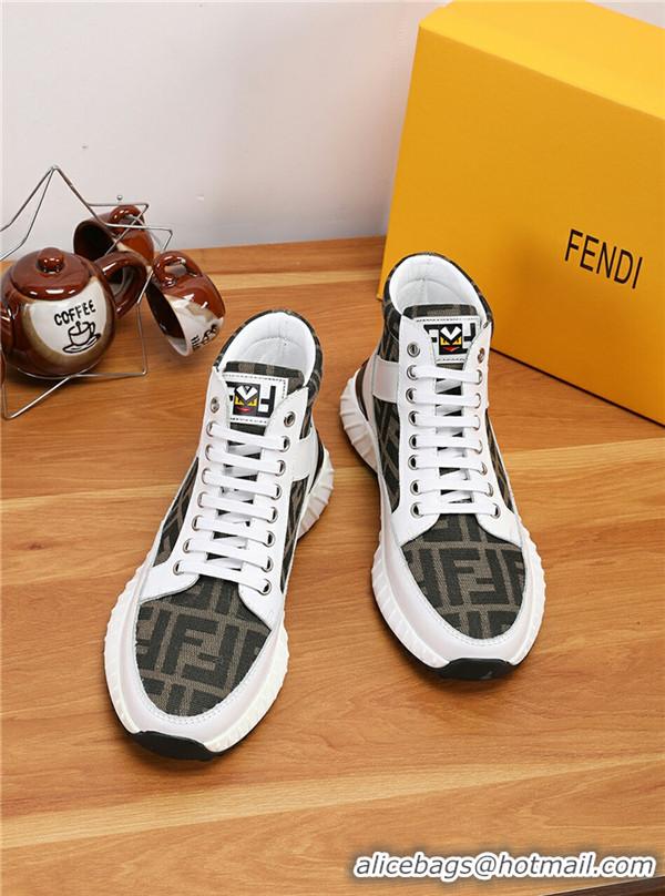 Unique Style Fendi High Tops Casual Shoes For Men #731095