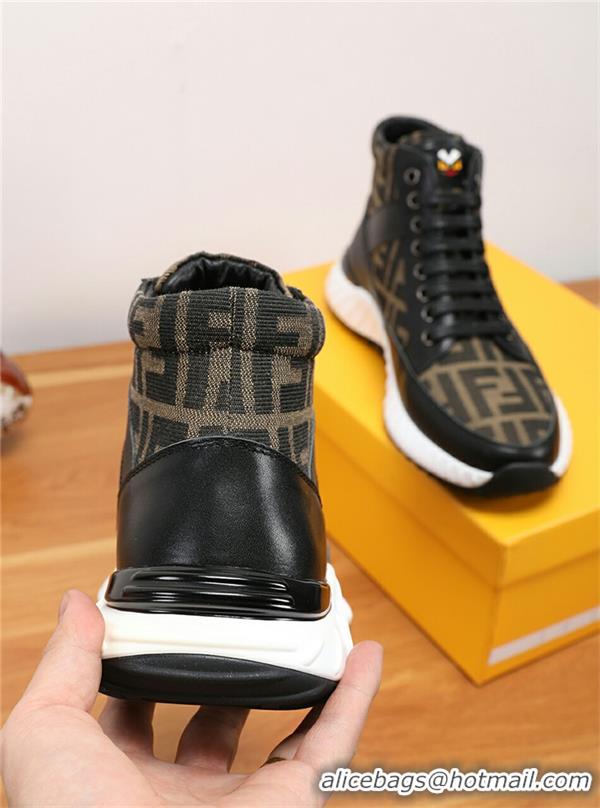 Unique Grade Fendi High Tops Casual Shoes For Men #731096