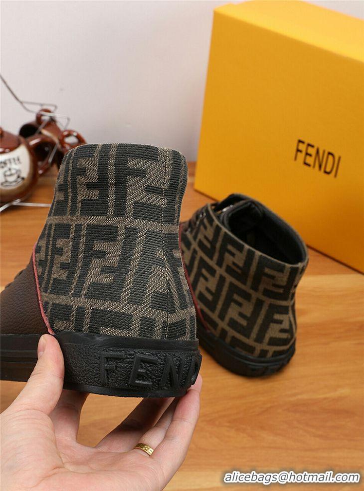 Discount Fendi High Tops Casual Shoes For Men #731098